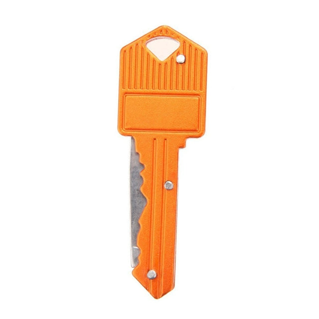Key Chain Portable Folding Knife Peeler Mini Camping Key-shaped Self-defense knife Key Chain Portable Folding Knife Peeler Mini Camping Key-shaped Self-defense knife